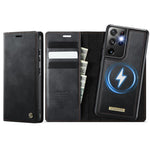Custodia per telefono CaseMe C49 con portafoglio in pelle, magnetica, con blocco RFID e removibile., For Samsung Galaxy S21 5G, For Samsung Galaxy S21+ 5G, For Samsung Galaxy S21 Ultra 5G, For Samsung Galaxy S20 Ultra