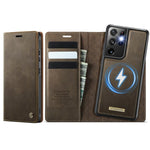 Custodia per telefono CaseMe C49 con portafoglio in pelle, magnetica, con blocco RFID e removibile., For Samsung Galaxy S21 5G, For Samsung Galaxy S21+ 5G, For Samsung Galaxy S21 Ultra 5G, For Samsung Galaxy S20 Ultra