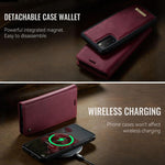 Custodia per telefono CaseMe C49 con portafoglio in pelle, magnetica, con blocco RFID e removibile., For Samsung Galaxy S20, For Samsung Galaxy S20+, For Samsung Galaxy A17, For Samsung Galaxy S24 / S25