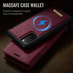 Custodia per telefono CaseMe C49 con portafoglio in pelle, magnetica, con blocco RFID e removibile., For Samsung Galaxy S20, For Samsung Galaxy S20+, For Samsung Galaxy A17, For Samsung Galaxy S24 / S25