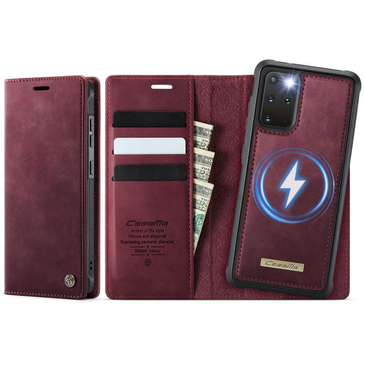 Custodia per telefono CaseMe C49 con portafoglio in pelle, magnetica, con blocco RFID e removibile., For Samsung Galaxy S20, For Samsung Galaxy S20+, For Samsung Galaxy A17, For Samsung Galaxy S24 / S25