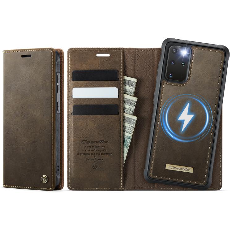 Custodia per telefono CaseMe C49 con portafoglio in pelle, magnetica, con blocco RFID e removibile., For Samsung Galaxy S20, For Samsung Galaxy S20+, For Samsung Galaxy A17, For Samsung Galaxy S24 / S25