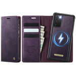 Custodia per telefono CaseMe C49 con portafoglio in pelle, magnetica, con blocco RFID e removibile., For Samsung Galaxy S20, For Samsung Galaxy S20+, For Samsung Galaxy A17, For Samsung Galaxy S24 / S25