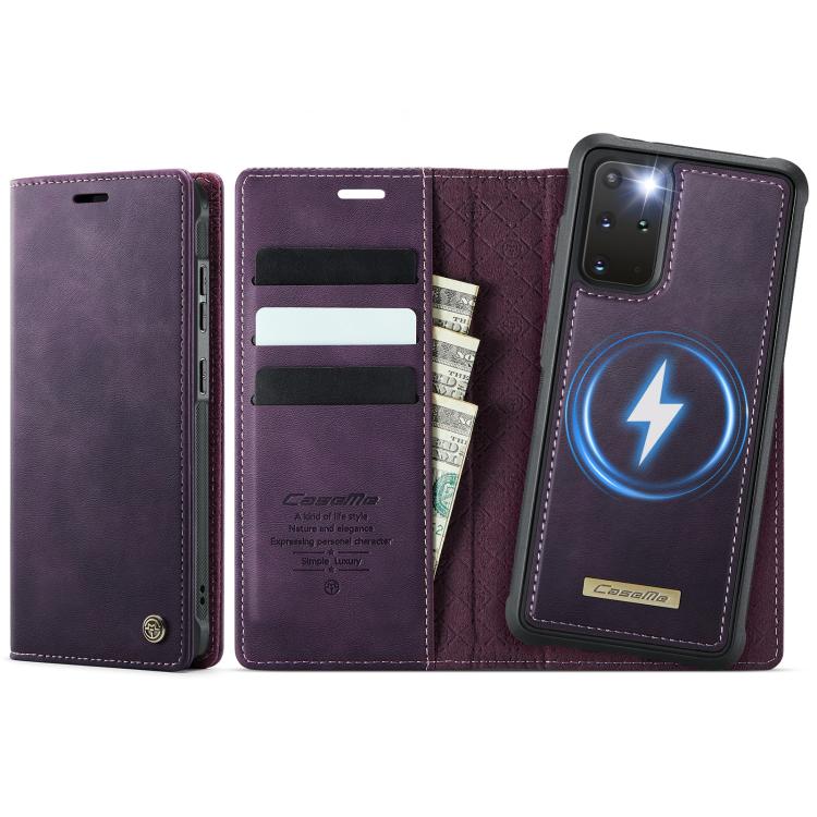 Custodia per telefono CaseMe C49 con portafoglio in pelle, magnetica, con blocco RFID e removibile., For Samsung Galaxy S20, For Samsung Galaxy S20+, For Samsung Galaxy A17, For Samsung Galaxy S24 / S25