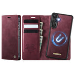 Custodia per telefono CaseMe C49 con portafoglio in pelle, magnetica, con blocco RFID e removibile., For Samsung Galaxy S24+ / S25+, For Samsung Galaxy A14 5G / M44, For Samsung Galaxy A55 / A35 5G, For Samsung Galaxy A13 / A04s