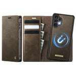 Custodia per telefono CaseMe C49 con portafoglio in pelle, magnetica, con blocco RFID e removibile., For Samsung Galaxy S24+ / S25+, For Samsung Galaxy A14 5G / M44, For Samsung Galaxy A55 / A35 5G, For Samsung Galaxy A13 / A04s