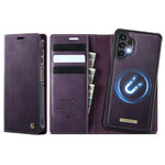 Custodia per telefono CaseMe C49 con portafoglio in pelle, magnetica, con blocco RFID e removibile., For Samsung Galaxy S24+ / S25+, For Samsung Galaxy A14 5G / M44, For Samsung Galaxy A55 / A35 5G, For Samsung Galaxy A13 / A04s