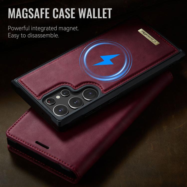 Custodia per telefono CaseMe C49 con portafoglio in pelle, magnetica, con blocco RFID e removibile., For Samsung Galaxy S22 Ultra 5G, For Samsung Galaxy S22+ 5G, For Samsung Galaxy S22 5G, For Samsung Galaxy S21 FE 5G