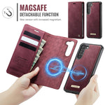 Custodia per telefono CaseMe C49 con portafoglio in pelle, magnetica, con blocco RFID e removibile., For Samsung Galaxy S23+ 5G, For Samsung Galaxy S23 5G, For Samsung Galaxy S20 FE, For Samsung Galaxy A53 5G