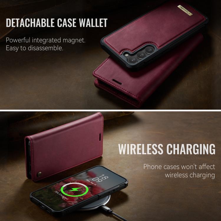 Custodia per telefono CaseMe C49 con portafoglio in pelle, magnetica, con blocco RFID e removibile., For Samsung Galaxy S23+ 5G, For Samsung Galaxy S23 5G, For Samsung Galaxy S20 FE, For Samsung Galaxy A53 5G
