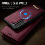 Custodia per telefono CaseMe C49 con portafoglio in pelle, magnetica, con blocco RFID e removibile., For Samsung Galaxy S23+ 5G, For Samsung Galaxy S23 5G, For Samsung Galaxy S20 FE, For Samsung Galaxy A53 5G