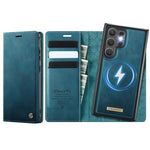 Custodia per telefono CaseMe C49 con portafoglio in pelle, magnetica, con blocco RFID e removibile., For Samsung Galaxy A15, For Samsung Galaxy S23 FE 5G, For Samsung Galaxy A54 5G, For Samsung Galaxy S23 Ultra 5G