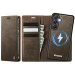 Custodia per telefono CaseMe C49 con portafoglio in pelle, magnetica, con blocco RFID e removibile., For Samsung Galaxy A15, For Samsung Galaxy S23 FE 5G, For Samsung Galaxy A54 5G, For Samsung Galaxy S23 Ultra 5G