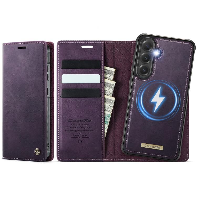 Custodia per telefono CaseMe C49 con portafoglio in pelle, magnetica, con blocco RFID e removibile., For Samsung Galaxy A15, For Samsung Galaxy S23 FE 5G, For Samsung Galaxy A54 5G, For Samsung Galaxy S23 Ultra 5G