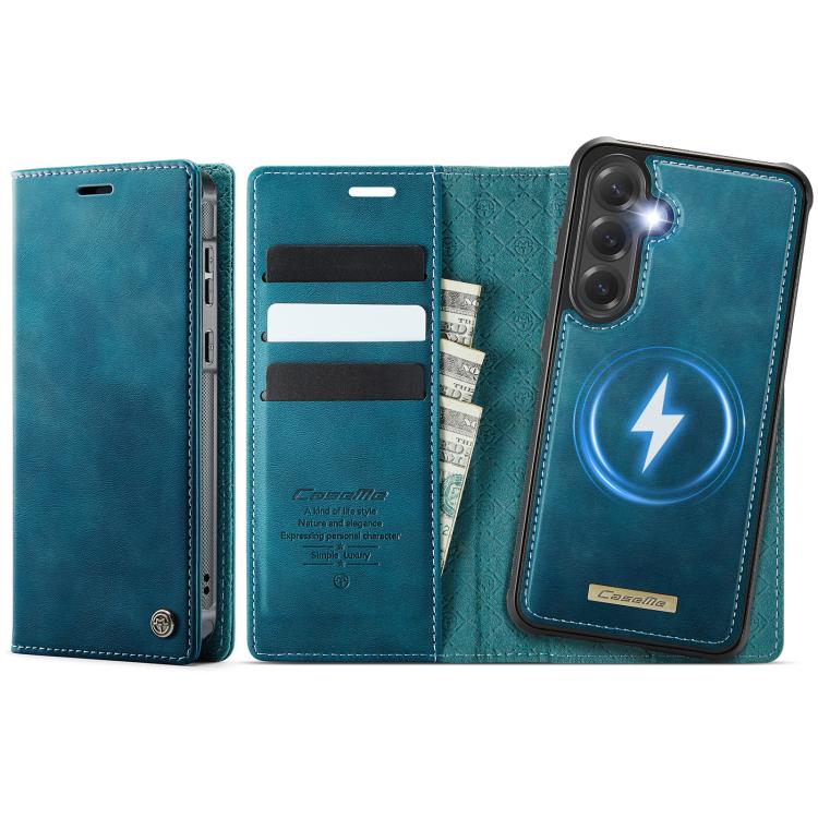 Custodia per telefono CaseMe C49 con portafoglio in pelle, magnetica, con blocco RFID e removibile., For Samsung Galaxy S20, For Samsung Galaxy S20+, For Samsung Galaxy A17, For Samsung Galaxy S24 / S25