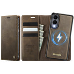 Custodia per telefono CaseMe C49 con portafoglio in pelle, magnetica, con blocco RFID e removibile., For Samsung Galaxy A57 5G, For Galaxy S25 FE, For Samsung Galaxy S25 Edge 5G, For Samsung Galaxy A56 5G