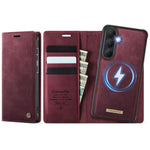Custodia per telefono CaseMe C49 con portafoglio in pelle, magnetica, con blocco RFID e removibile., For Galaxy S26 FE 5G, For Samsung Galaxy S26+ 5G, For Samsung Galaxy S26 Ultra 5G, For Samsung Galaxy S26 5G