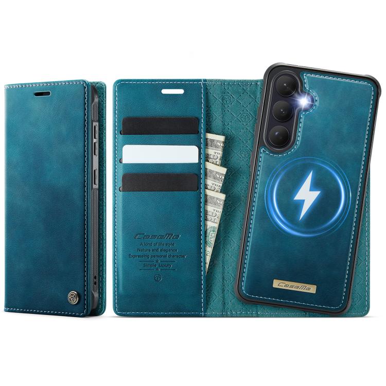 Custodia per telefono CaseMe C49 con portafoglio in pelle, magnetica, con blocco RFID e removibile., For Galaxy S26 FE 5G, For Samsung Galaxy S26+ 5G, For Samsung Galaxy S26 Ultra 5G, For Samsung Galaxy S26 5G