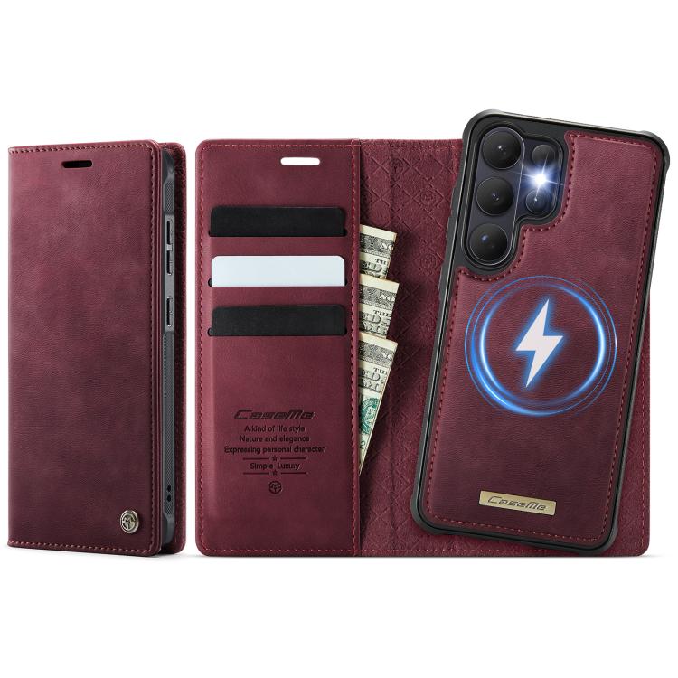 Custodia per telefono CaseMe C49 con portafoglio in pelle, magnetica, con blocco RFID e removibile., For Galaxy S26 FE 5G, For Samsung Galaxy S26+ 5G, For Samsung Galaxy S26 Ultra 5G, For Samsung Galaxy S26 5G
