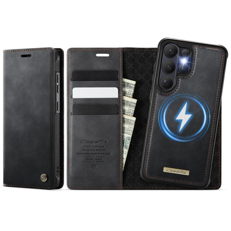 Custodia per telefono CaseMe C49 con portafoglio in pelle, magnetica, con blocco RFID e removibile., For Galaxy S26 FE 5G, For Samsung Galaxy S26+ 5G, For Samsung Galaxy S26 Ultra 5G, For Samsung Galaxy S26 5G