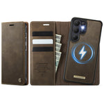 Custodia per telefono CaseMe C49 con portafoglio in pelle, magnetica, con blocco RFID e removibile., For Galaxy S26 FE 5G, For Samsung Galaxy S26+ 5G, For Samsung Galaxy S26 Ultra 5G, For Samsung Galaxy S26 5G