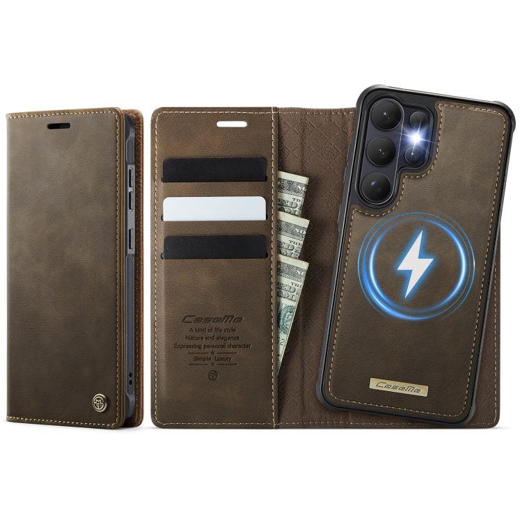 Custodia per telefono CaseMe C49 con portafoglio in pelle, magnetica, con blocco RFID e removibile., For Galaxy S26 FE 5G, For Samsung Galaxy S26+ 5G, For Samsung Galaxy S26 Ultra 5G, For Samsung Galaxy S26 5G