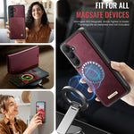 Custodia per telefono CaseMe C49 con portafoglio in pelle, magnetica, con blocco RFID e removibile., For Galaxy S26 FE 5G, For Samsung Galaxy S26+ 5G, For Samsung Galaxy S26 Ultra 5G, For Samsung Galaxy S26 5G