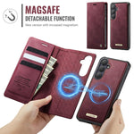 Custodia per telefono CaseMe C49 con portafoglio in pelle, magnetica, con blocco RFID e removibile., For Galaxy S26 FE 5G, For Samsung Galaxy S26+ 5G, For Samsung Galaxy S26 Ultra 5G, For Samsung Galaxy S26 5G
