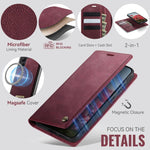 Custodia per telefono CaseMe C49 con portafoglio in pelle, magnetica, con blocco RFID e removibile., For Galaxy S26 FE 5G, For Samsung Galaxy S26+ 5G, For Samsung Galaxy S26 Ultra 5G, For Samsung Galaxy S26 5G