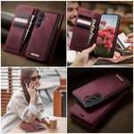 Custodia per telefono CaseMe C49 con portafoglio in pelle, magnetica, con blocco RFID e removibile., For Galaxy S26 FE 5G, For Samsung Galaxy S26+ 5G, For Samsung Galaxy S26 Ultra 5G, For Samsung Galaxy S26 5G