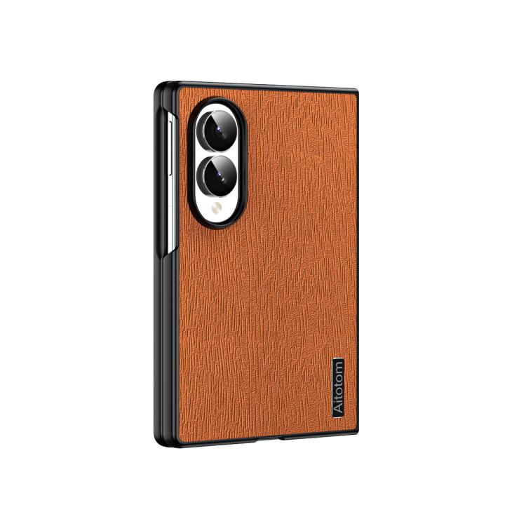 Custodia per telefono antiurto in pelle effetto corteccia d'albero, For Galaxy Z Fold8 5G, For Galaxy Z Fold8 Ultra 5G, For Galaxy Z Flip8 5G, For Galaxy Z Fold7 5G, For Galaxy Z Flip7 5G