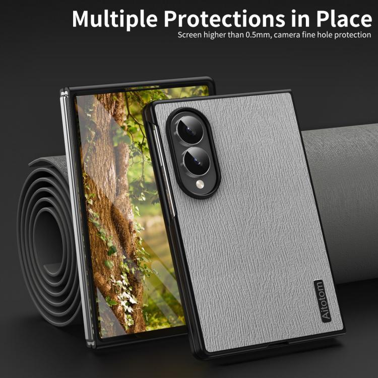 Custodia per telefono antiurto in pelle effetto corteccia d'albero, For Galaxy Z Fold8 5G, For Galaxy Z Fold8 Ultra 5G, For Galaxy Z Flip8 5G, For Galaxy Z Fold7 5G, For Galaxy Z Flip7 5G