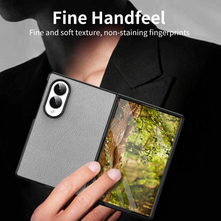 Custodia per telefono antiurto in pelle effetto corteccia d'albero, For Galaxy Z Fold8 5G, For Galaxy Z Fold8 Ultra 5G, For Galaxy Z Flip8 5G, For Galaxy Z Fold7 5G, For Galaxy Z Flip7 5G