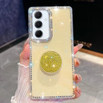Custodia per telefono con supporto rotondo e glitter a forma di diamante, For Samsung Galaxy A17 5G, For Samsung Galaxy A56 5G, For Samsung Galaxy A26 5G, For Samsung Galaxy A36 5G