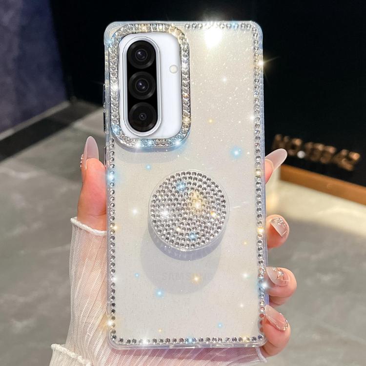 Custodia per telefono con supporto rotondo e glitter a forma di diamante, For Samsung Galaxy A17 5G, For Samsung Galaxy A56 5G, For Samsung Galaxy A26 5G, For Samsung Galaxy A36 5G