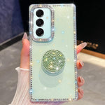 Custodia per telefono con supporto rotondo e glitter a forma di diamante, For Samsung Galaxy A17 5G, For Samsung Galaxy A56 5G, For Samsung Galaxy A26 5G, For Samsung Galaxy A36 5G