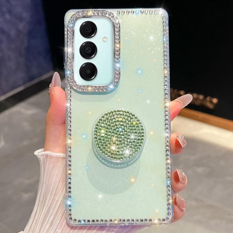 Custodia per telefono con supporto rotondo e glitter a forma di diamante, For Samsung Galaxy A17 5G, For Samsung Galaxy A56 5G, For Samsung Galaxy A26 5G, For Samsung Galaxy A36 5G