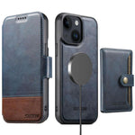 Custodia per telefono in pelle Suteni Q06S1 3 in 1 con portafoglio rimovibile e MagSafe., For iPhone 13 Pro Max, For iPhone 13 Pro, For iPhone 13, For iPhone 12, For iPhone 12 Pro Max, For iPhone 12 Pro