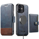 Custodia per telefono in pelle Suteni Q06S1 3 in 1 con portafoglio rimovibile e MagSafe., For iPhone 13 Pro Max, For iPhone 13 Pro, For iPhone 13, For iPhone 12, For iPhone 12 Pro Max, For iPhone 12 Pro