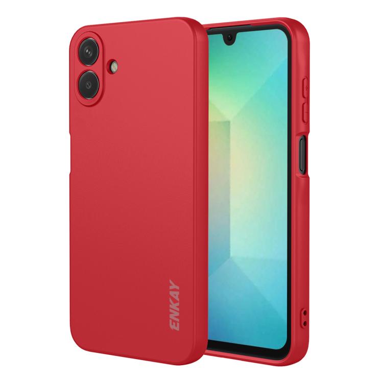 Custodia per telefono ENKAY in silicone liquido morbido e antiurto., For Galaxy A27 5G, For Galaxy A08 / A07 4G, For Galaxy A16 4G / 5G