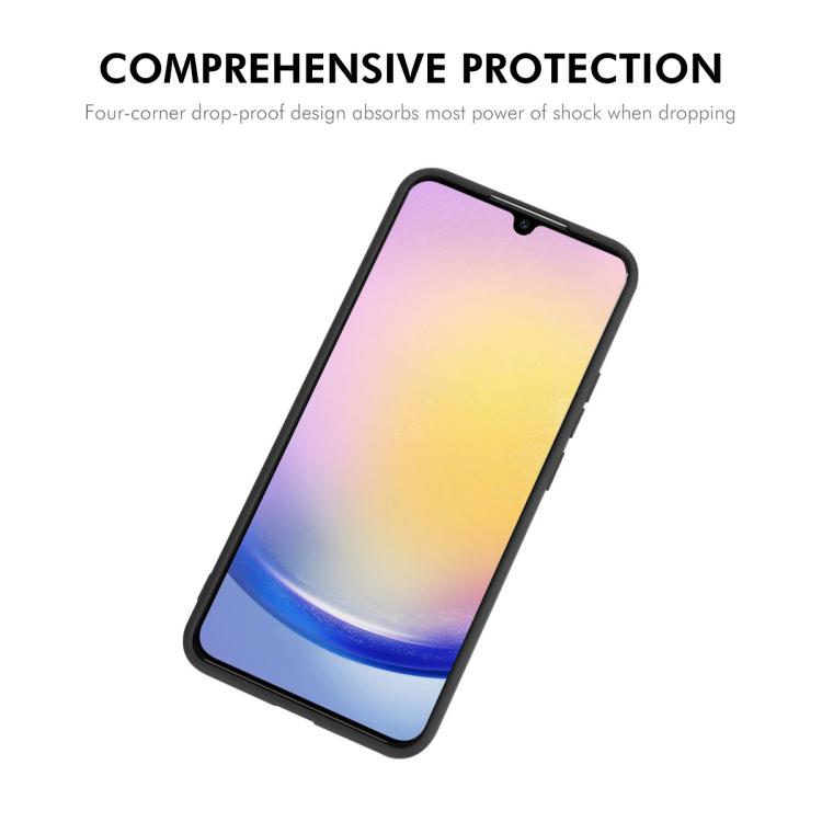 Custodia per telefono ENKAY in silicone liquido morbido e antiurto., For Galaxy A25 5G