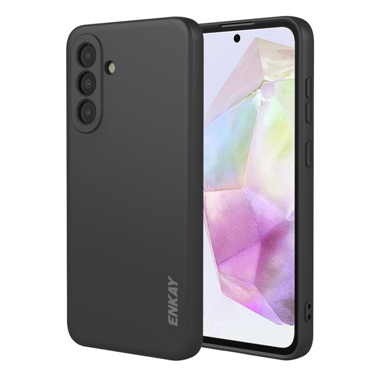Custodia per telefono ENKAY in silicone liquido morbido e antiurto., For Galaxy S26 5G, For Galaxy A57 5G, For Galaxy A37 5G