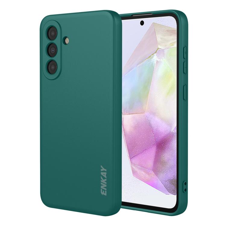 Custodia per telefono ENKAY in silicone liquido morbido e antiurto., For Galaxy S26 5G, For Galaxy A57 5G, For Galaxy A37 5G