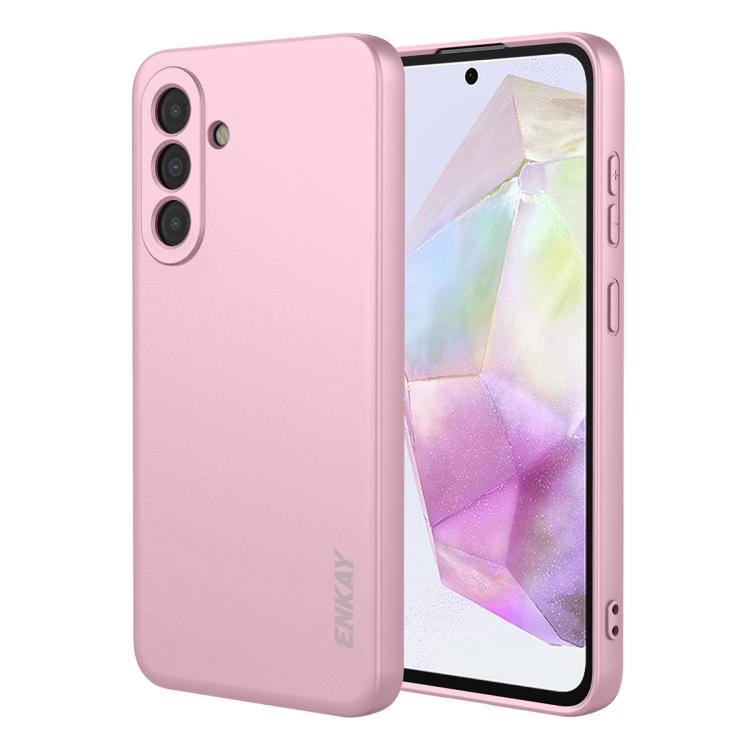 Custodia per telefono ENKAY in silicone liquido morbido e antiurto., For Galaxy S26 5G, For Galaxy A57 5G, For Galaxy A37 5G