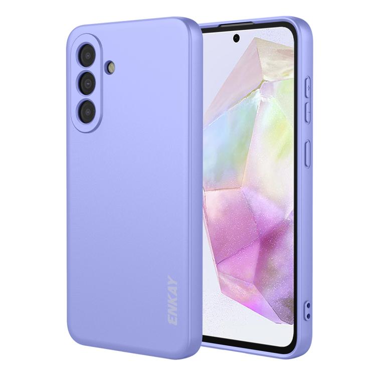 Custodia per telefono ENKAY in silicone liquido morbido e antiurto., For Galaxy S26 5G, For Galaxy A57 5G, For Galaxy A37 5G