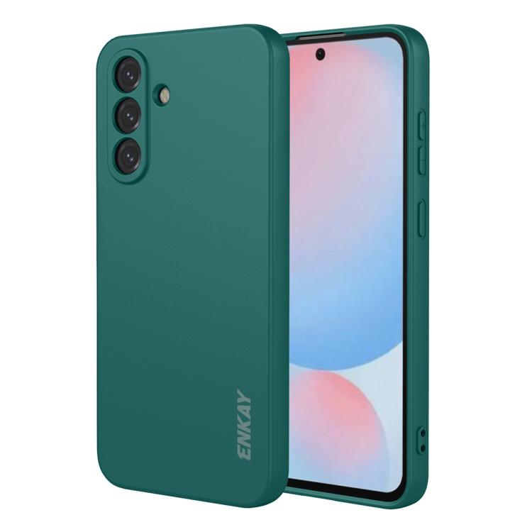 Custodia per telefono ENKAY in silicone liquido morbido e antiurto., For Galaxy S26 5G, For Galaxy A57 5G, For Galaxy A37 5G