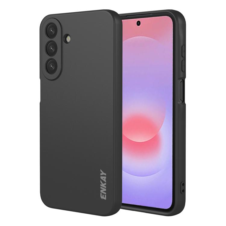 Custodia per telefono ENKAY in silicone liquido morbido e antiurto., For Galaxy A27 5G, For Galaxy A08 / A07 4G, For Galaxy A16 4G / 5G