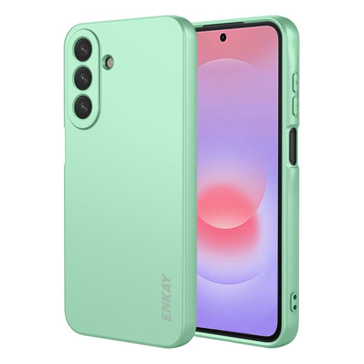 Custodia per telefono ENKAY in silicone liquido morbido e antiurto., For Galaxy A27 5G, For Galaxy A08 / A07 4G, For Galaxy A16 4G / 5G
