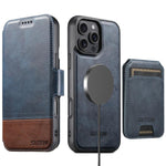 Custodia per telefono in pelle Suteni Q06S2 3 in 1 con portafoglio verticale rimovibile, MagSafe e inserti in pelle., For iPhone 15 Pro Max, For iPhone 15 Pro, For iPhone 15 Plus, For iPhone 15, For iPhone 14 Plus, For iPhone 14, For iPhone 14 Pro     ...