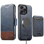 Custodia per telefono in pelle Suteni Q06S2 3 in 1 con portafoglio verticale rimovibile, MagSafe e inserti in pelle., For iPhone 13 Pro Max, For iPhone 13 Pro, For iPhone 13, For iPhone 12, For iPhone 12 Pro Max, For iPhone 12 Pro